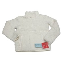 Wondershop Boys Girls Pajama Pullover Sherpa Sweatshirt Sweater Medium 8 White