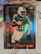 2025 Topps Chrome Football Devon Achane Future Stars #188 REFRACTOR  Dolphins
