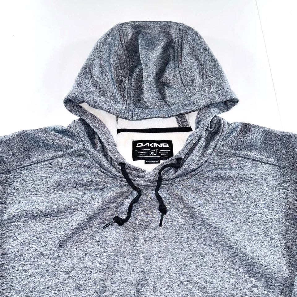 Толстовка мужская DAKINE серая увеличенного размера толстая размер XL с карманами на молнии - б/у в отличном состоянии - Изображение 4 из 4