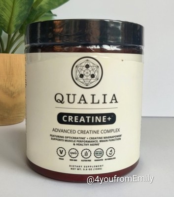 Qualia Creatine + Advanced Creatine Complex - 5.6 oz Magnesium 9/2027 NEW SEALED