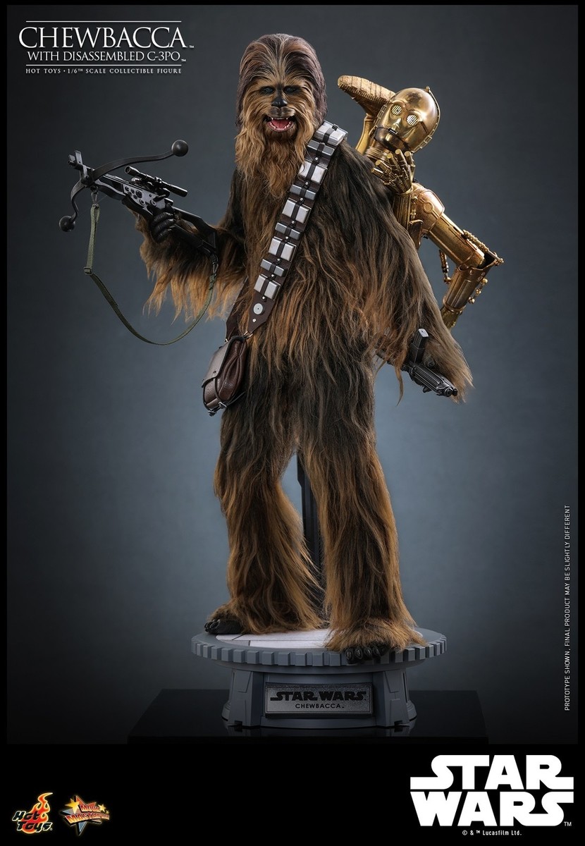 ホットトイズ 1/6 チューバッカ ＆ C-3PO (分解) MMS766 In Stock New Hot Toys MMS766 1/6 Star Wars Chewbacca w