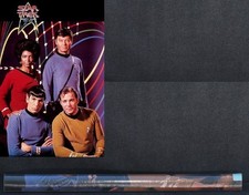 Star Trek TOS 20th Anniversary Poster Spock Kirk Uhura In Tube Original