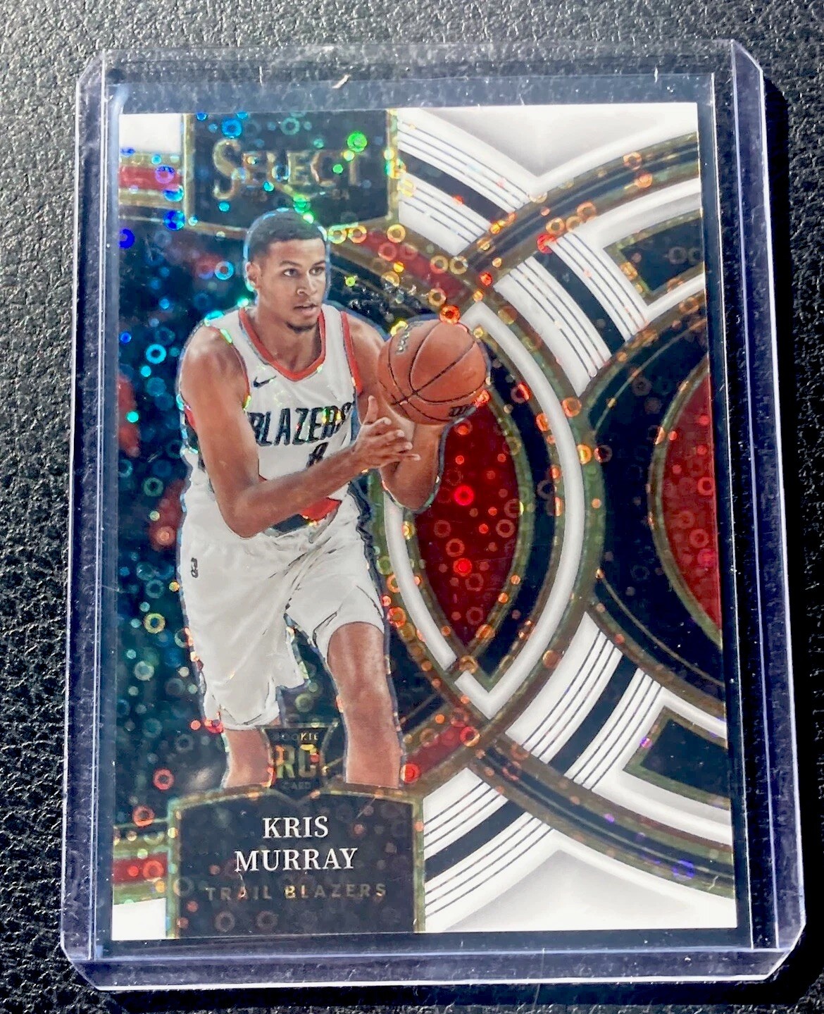 2023-24 SELECT KRIS MURRAY #120 PREMIER LEVEL WHITE DISCO ROOKIE RC /75