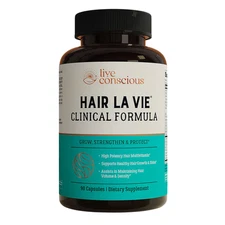 Hair La Vie Live Conscious Clinical Formula Hair Growth 90 Caps-NEW $ SEALED!!!