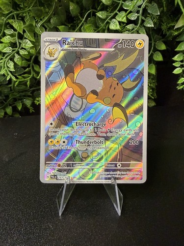 Raichu - Illustration Rare SV02: Paldea Evolved 211/193 NM - Clean Card Pokemon