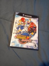 Sonic Adventure 2 Battle (Nintendo GameCube, 2004) Box and Disc (Missing Manual)