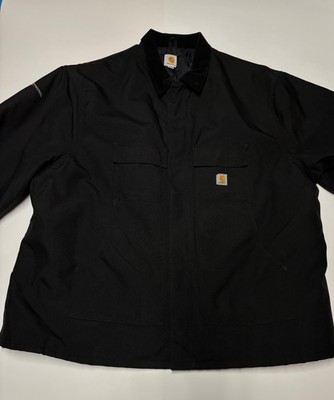 Carhartt Extreme Black Work Jacket 4XL Tall C55 BLK | eBay