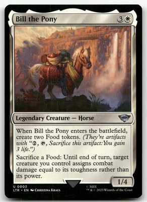 Bill the Pony #3 (NM) Lord of the Rings LTR Magic MTG