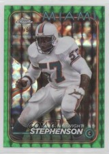 2024 Topps Chrome Green Geometric Refractor 11/99 Dwight Stephenson HOF 0tx6