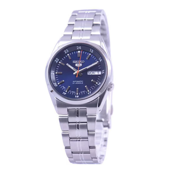 Seiko 5 SNK563J1 Automatic Watch with SS Bracelet Day Date Used