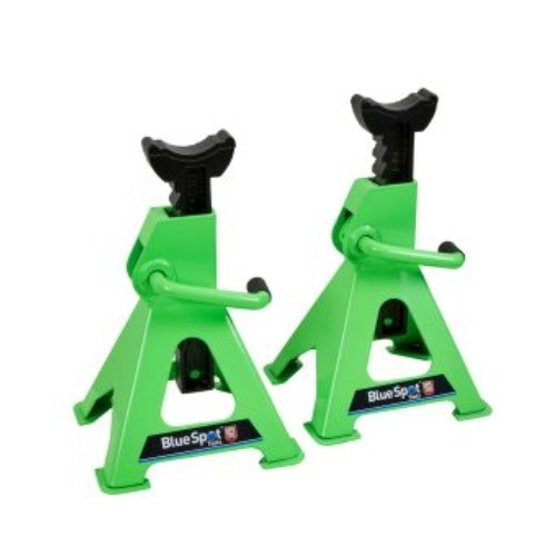 Blue Spot Tools 07993 3T (3000KG) Pair Ratchet Jack Stands