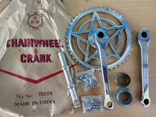 Original Vintage Three star chain wheel crank 44 T for vintage bike NOS