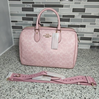 Coach Rowan Large Satchel Bag In Signature Canvas CAO77 /powder