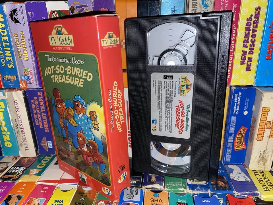 The Berenstain Bears Not-So-Buried Treasure VHS Tape Cartoon Anime Movie Vintage - Image 2 of 4