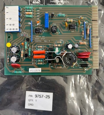 HACH 9757-25 Turbidity Meter Control Board
