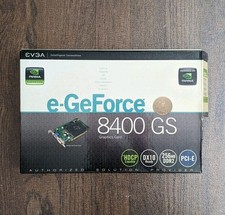 EVGA nvidia e-GeForce 8400 GS graphics card 256mb DDR2 PCI-E