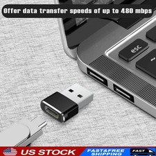 Best Quality USB to USB C Adapter Type-C Female to A Male OTG Converter US New