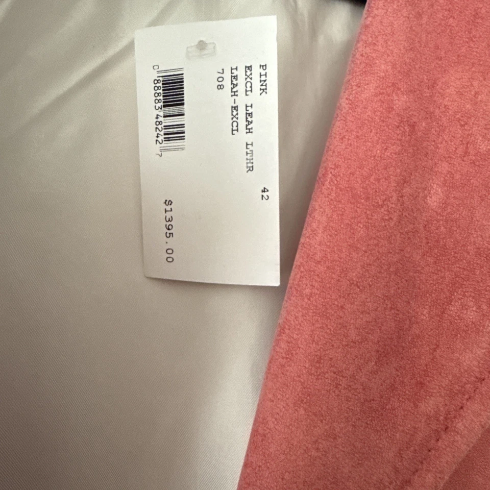 Chaqueta Moto Iro Gamuza Rosa Talla 42 NUEVA Nunca Usada Con Etiquetas Foto 2 de 4