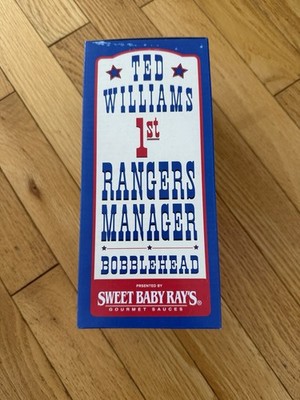 Texas Rangers Ted Williams 2018 SGA Bobblehead New First Manager HOF MLB