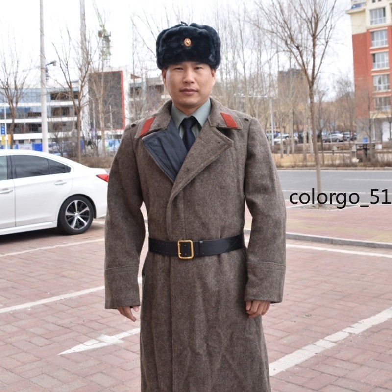 Russia EX-Soviet Stockpile Woolen Coats Men Costume Overcoat