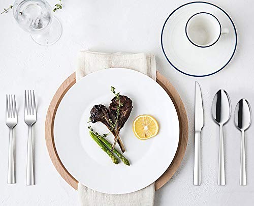 60-Piece Silverware Set,  Stainless Steel Flatware Set Service for 60 Pieces