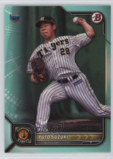 2022 Bowman NPB Nippon Professional Baseball Aqua /175 Yuto Suzuki #100 1q9u