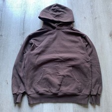 Shaka Wear Los Angeles Garment Dye Mocha Fleece Heavyweight Hoodie Sz M cotton