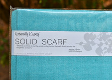 Naturally Knotty Color: Curaco Blue Viscose Bamboo -Wool Shawl Scarf Wrap