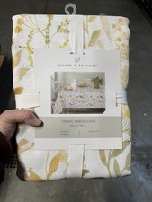 Spring Flowers Fabric Tablecloth 60 X 102 By Room Retreat NWT