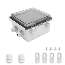 Waterproof Electrical Junction Box IP67 ABS Plastic Electrical Enclosure Outd...