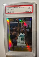 1996-97 Bowman's Best - Rookies Tony Delk #R10 Refractor (RC)