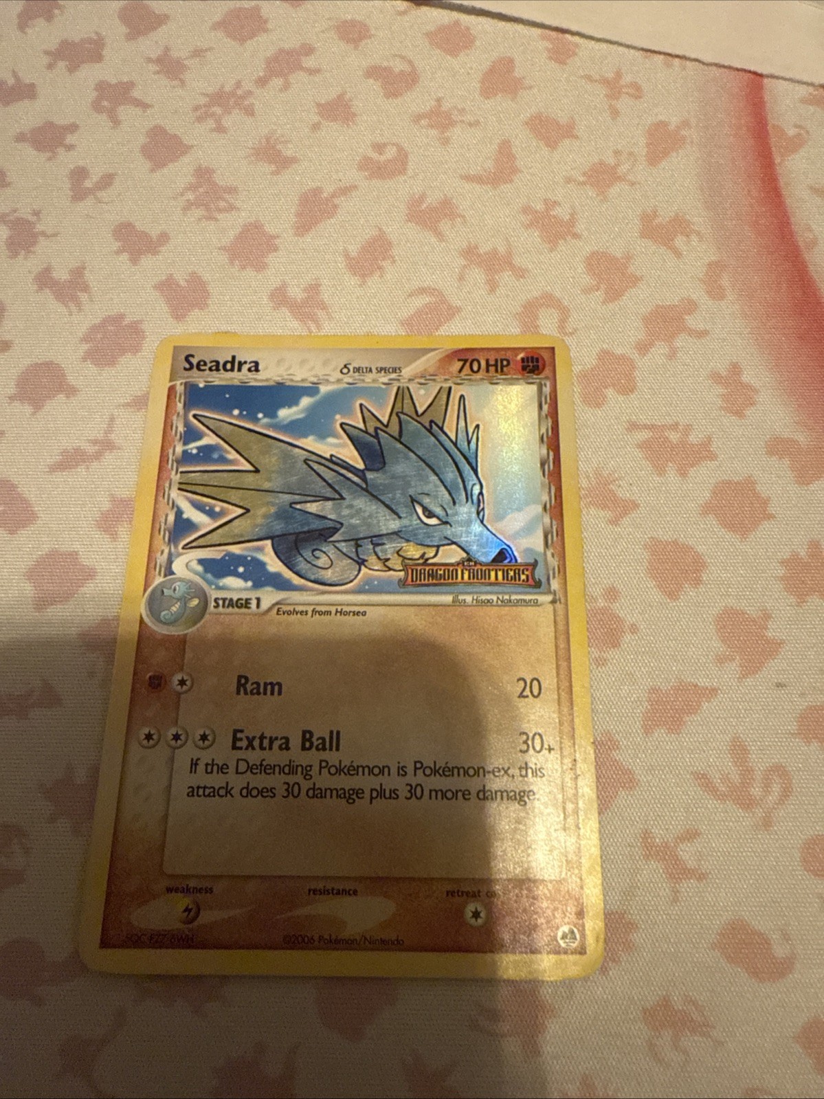 Seadra Delta Species 37/101 Holo Dragon Frontiers LP