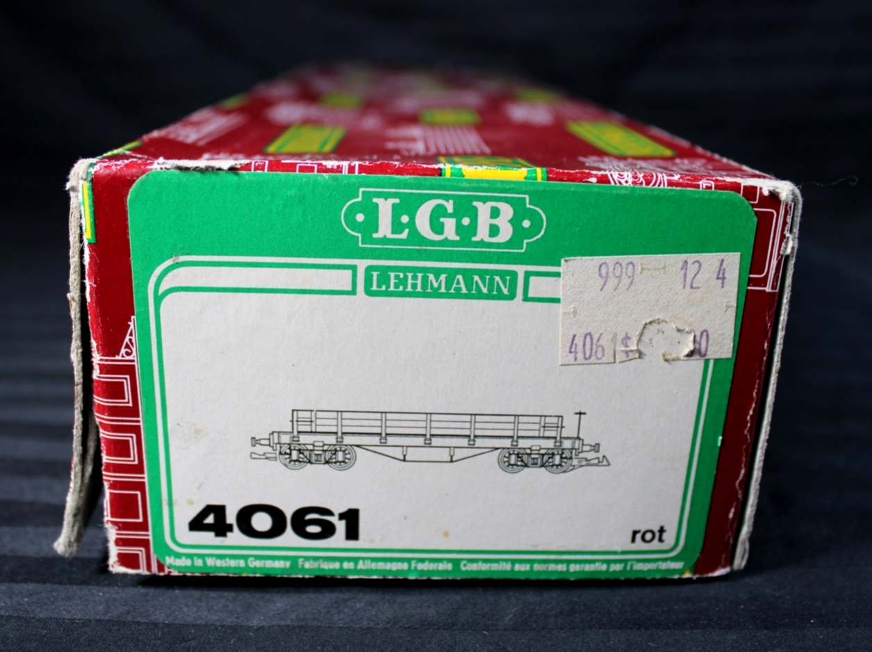 LGB 4061 G Scale Denver & Rio Grande Western Gondola Train Car w Box ...