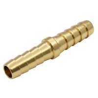 "20X Gerader Schlauchverbinder FüR 6Mm (1/4\") Schlauch Aus Messing I-Verbinder I-"
