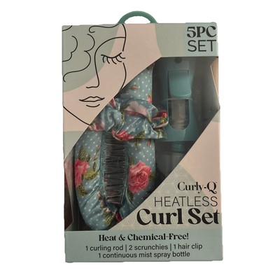 Satin Heatless Hair Curler, Heatless Curls Overnight Hair Curlers to Sleep 5 pcs