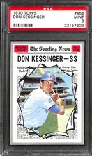 1970 TOPPS #456 DON KESSINGER PSA 9 Mint 22157302 