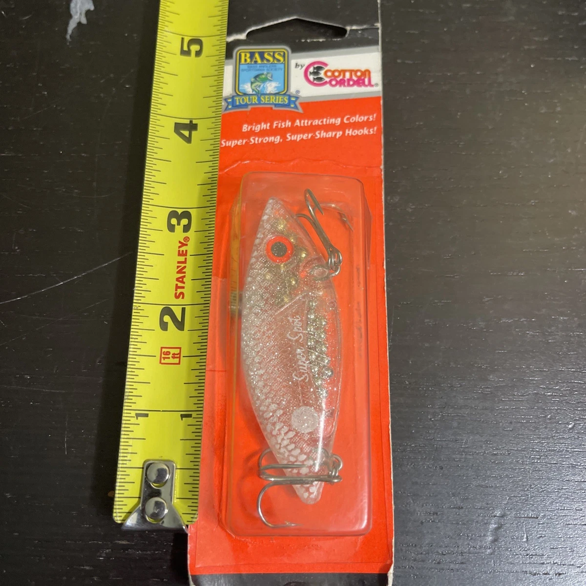 Leurre De Pêche Vintage Bomber Speed Shad Crankbait Ancien Pour Carnassiers