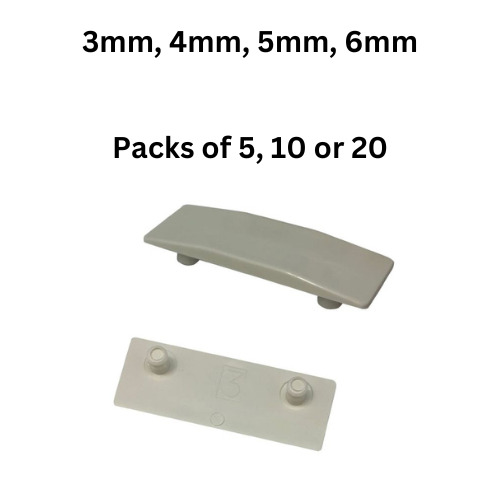 Upvc Double Glazing Cockspur Window Handle Wedges Striker Plates 3,4,5,6mm - Picture 1 of 5