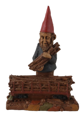 Tom Clark LUMBER JACK Gnome Cairn Railroad #87 1988 Pick Up Sticks Pullman Train