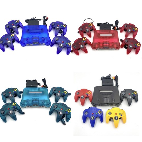 Consola Nintendo 64 N64 Varios Colores Sin Región + Controladores + Paquete de Cables - Imagen 1 de 17