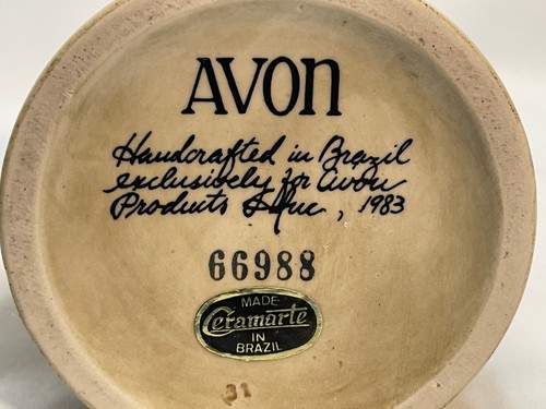 AVON Beer Stein Football 1983 handcrafted in Brazil 8" tall - Picture 12 of 13