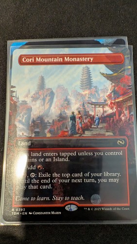 Cori Mountain Monastery, Borderless, Tarkir Dragonstorm, Pack Fresh - 第 1/1 張圖片