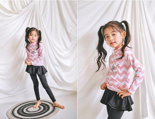 Boys Girls Rash Guard long sleeve shirt & swimming Pants(sold separately) Ziczac - Picture 7 of 12