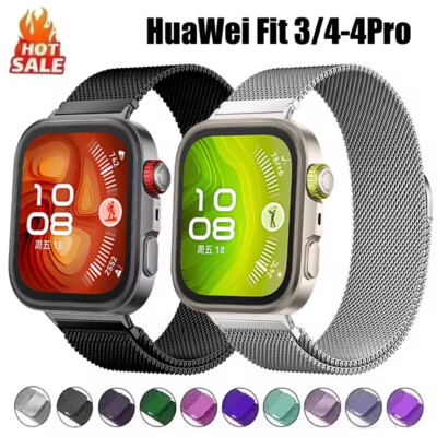 Milanese Armband für Huawei Watch Fit 3 Fit 4 4 Pro Smartwatch Uhrenarmband Band