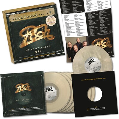 Pooh Amicixsempre Box 7 x Vinili Lp + 1 x Vinile Lp Colorato Marmorizzato Nuovo