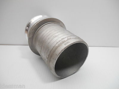 Mueller E4 Aluminum 4  Cam & Groove Adapter   Lenght 7 - Male Half Only