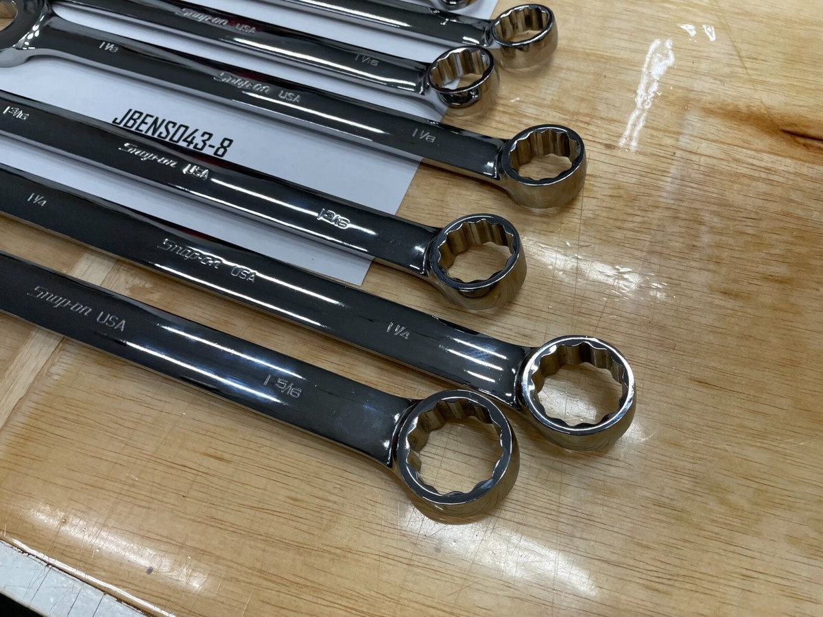 Snap-on Tools USA NEW 19pc MASTER SAE Flank Drive Plus Combo