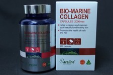 Careline Bio Marine Collagen 2000 Max 100 Cápsula para una piel hermosa y saludable