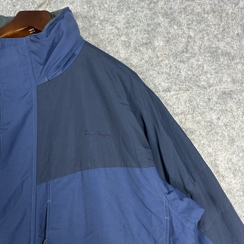 LL Bean Coat Men’s Size XL Blue Thinsulate Liteloft Waterproof Jacket Vintage - Picture 6 of 17