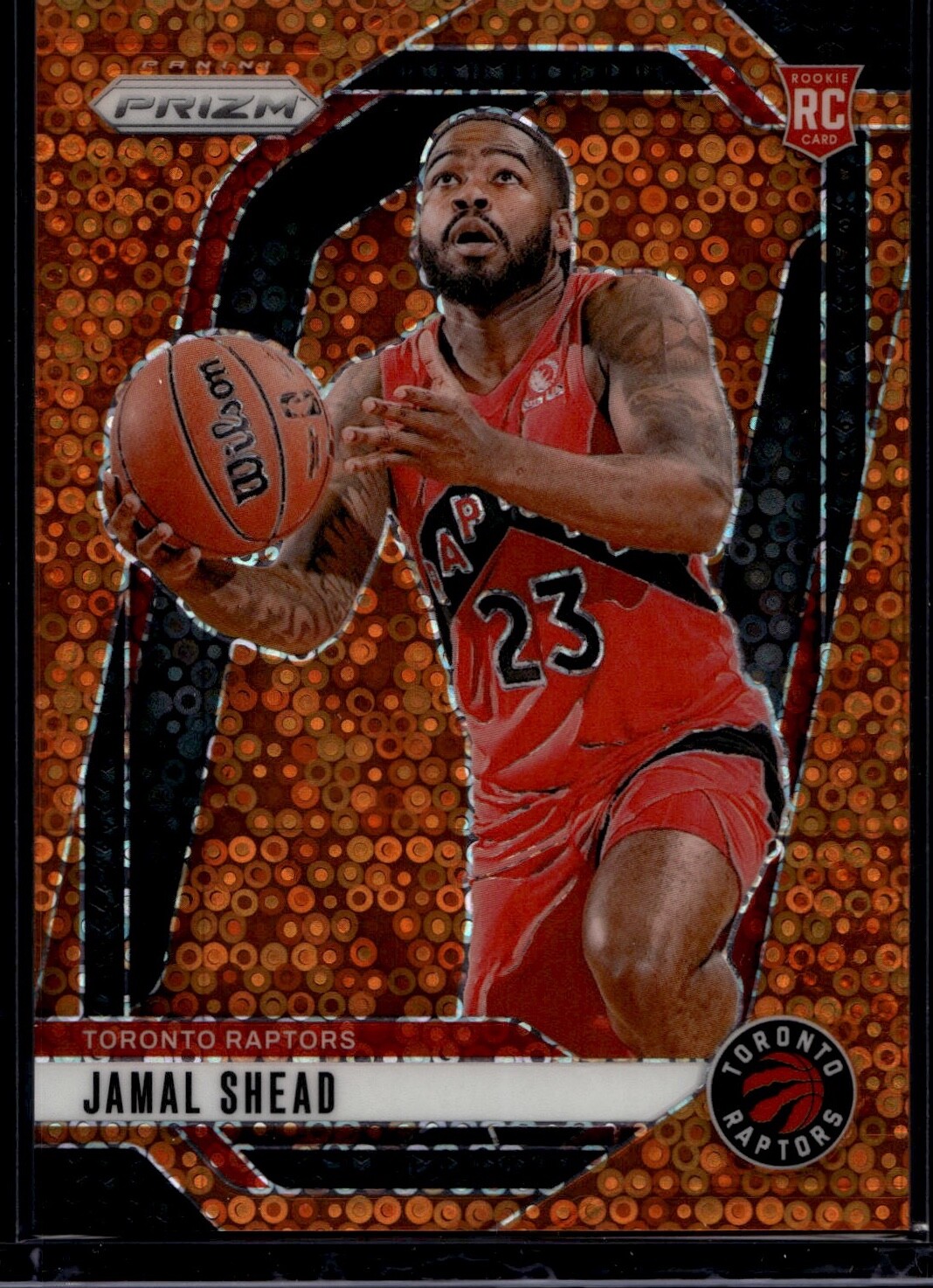 2024-25 Panini Prizm Basketball Jamal Shead #241 RC Fast Break Orange /125